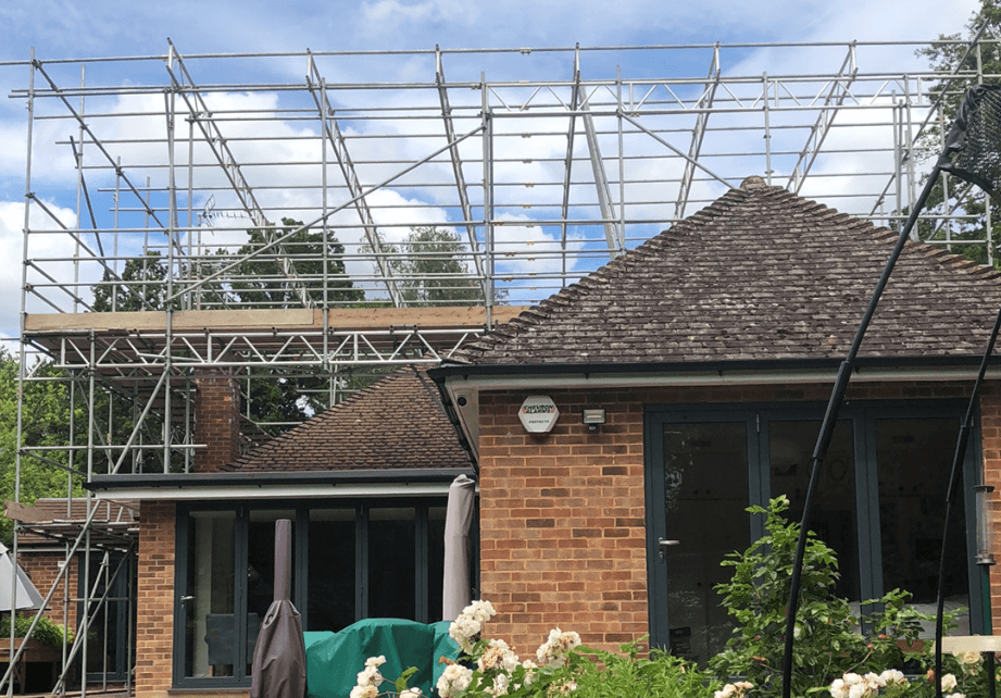 under construction house